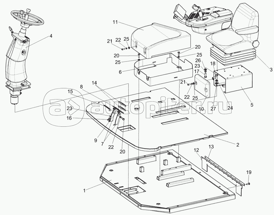 Площадка управления КВК 0129000А (лист 1)