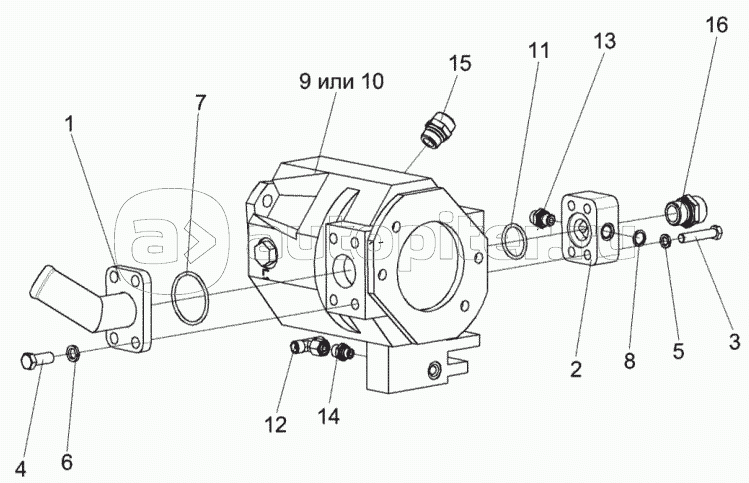 Гидронасос рулевого управления КВК 0602200Б