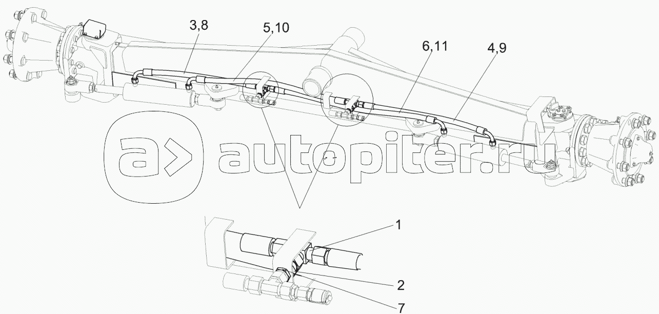 Подключение управляемого моста КВК 0602950