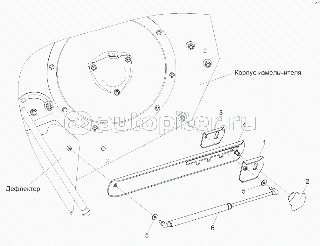Установка газовых пружин КЗК-3321-0290100 и КЗК-3321-0290100-01