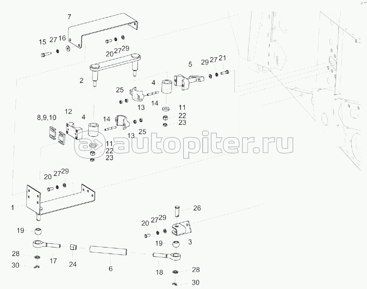 Установка механизма удерживания КЗК-16-1-0202210