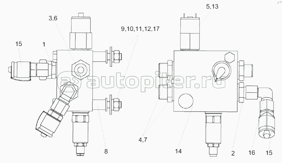 Клапан низкого давления КЗК-16-1-0609320-03