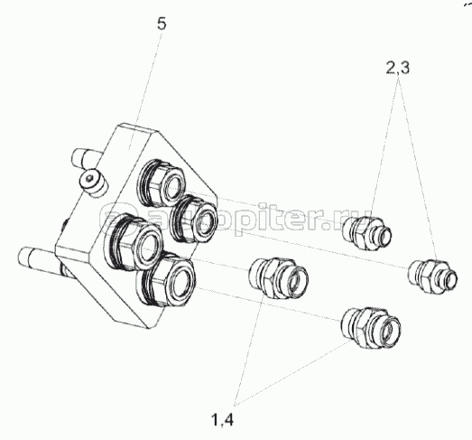 Разъем многофункциональный КЗК-1420-0608350