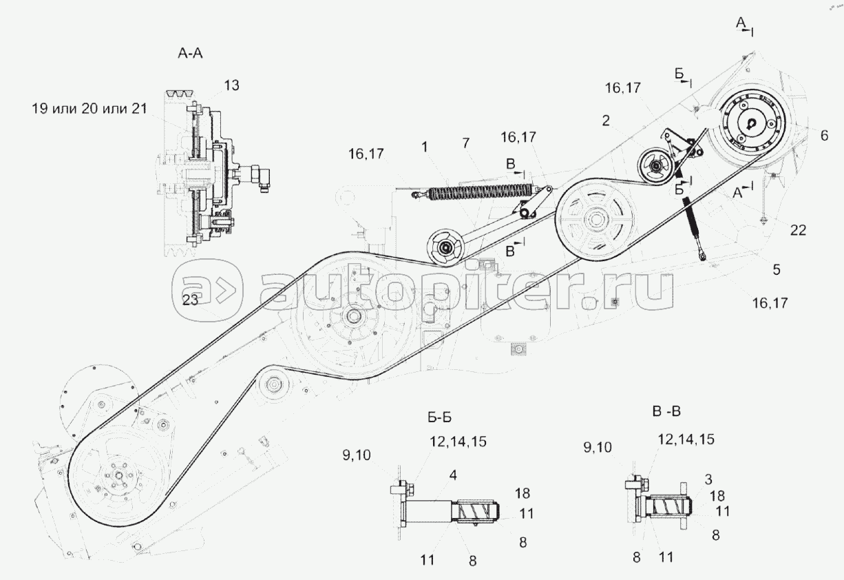 Установка привода наклонной камеры КЗК-1119Р-0125000А