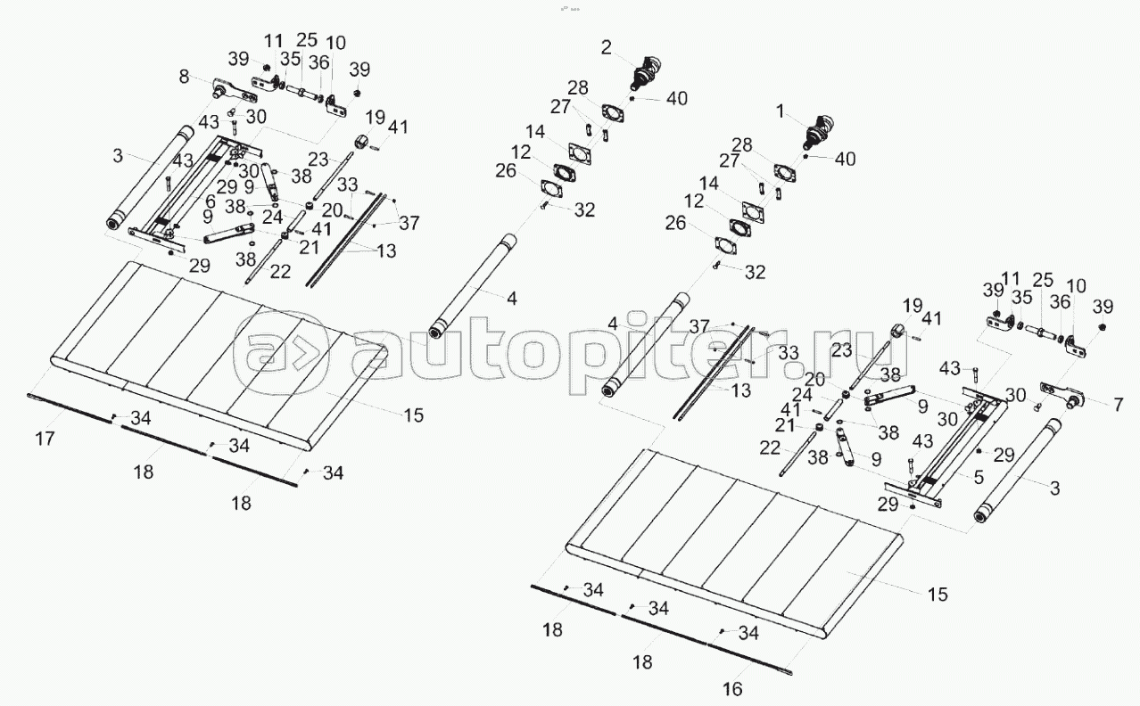 Установка транспортеров КС-150С-1502000А