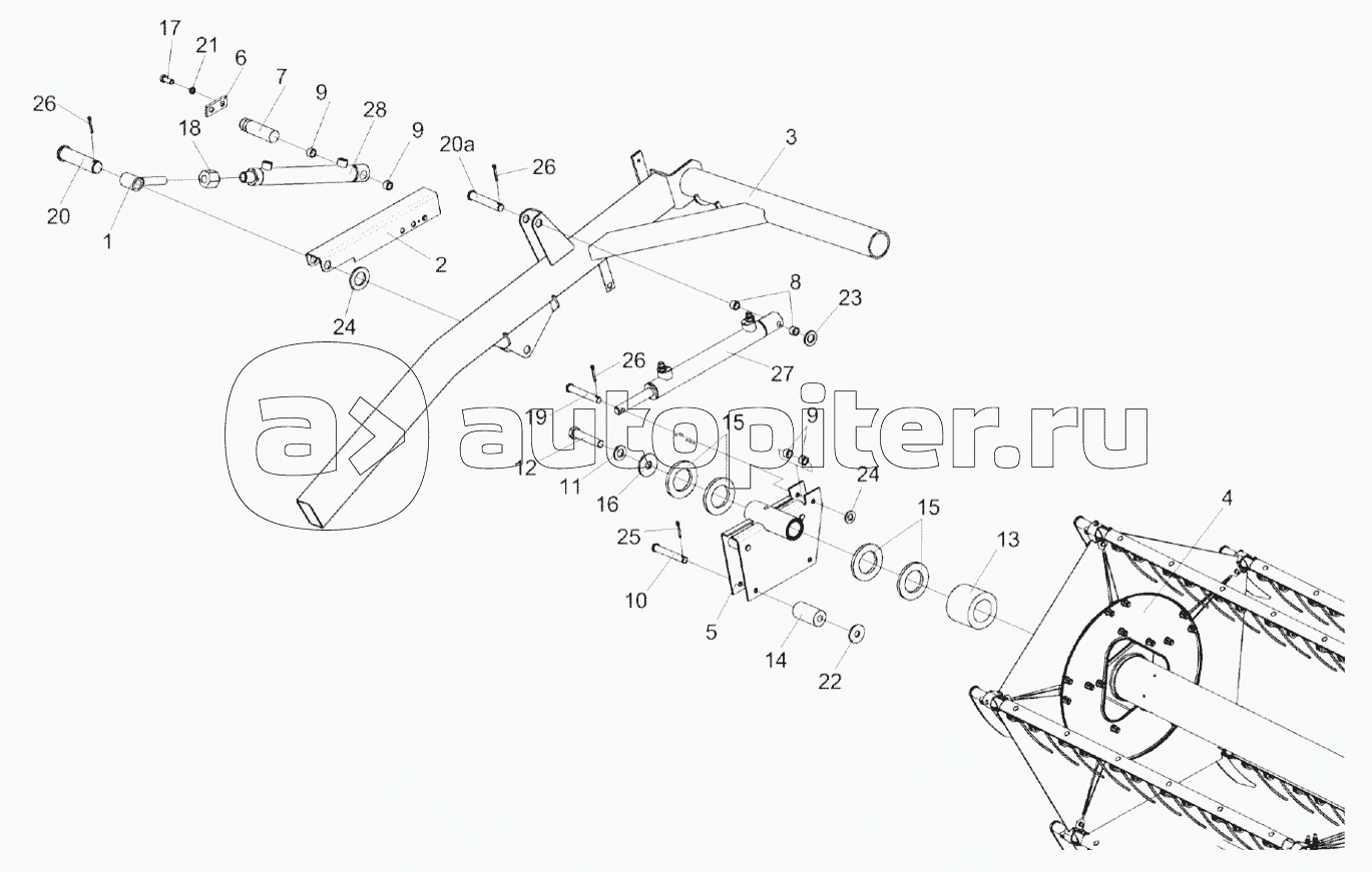 Установка мотовила КЗК-12-1573010 (лист 1)