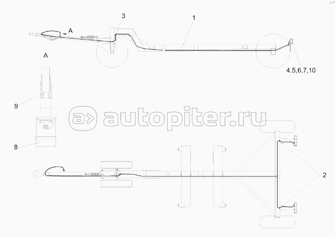 Электрооборудование тележки транспортной КВК 0715900-03
