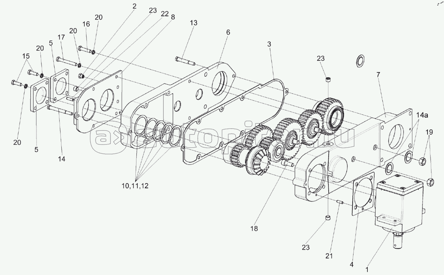 Мультипликатор КПС-4-0517100 (корпуса, крышки)