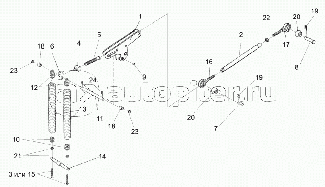 Механизм продольного копирования ПКК 0455000-02