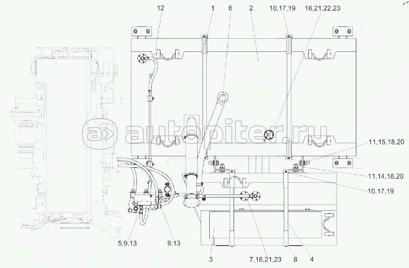 Установка топливного оборудования КВС-8-0103000