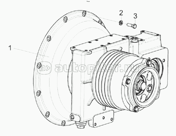Установка главного привода КЗК-10-2-0106150А-01