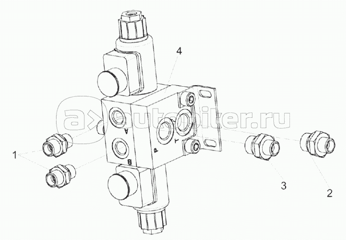 Гидроблок доворота вала мотора ГСТ УЭС-16-0601060-01