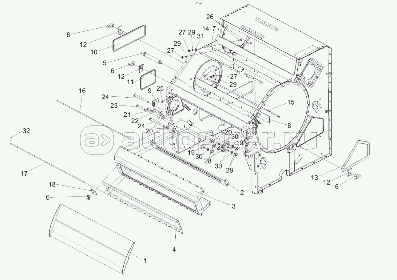 Аппарат молотильный КЗК-8А-0102000 (лист 2)