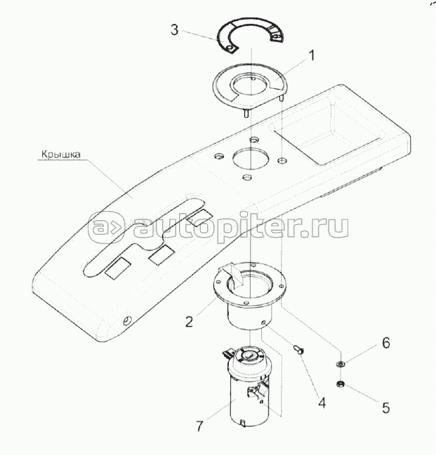 Установка выключателя зажигания КЗК-12-0122450