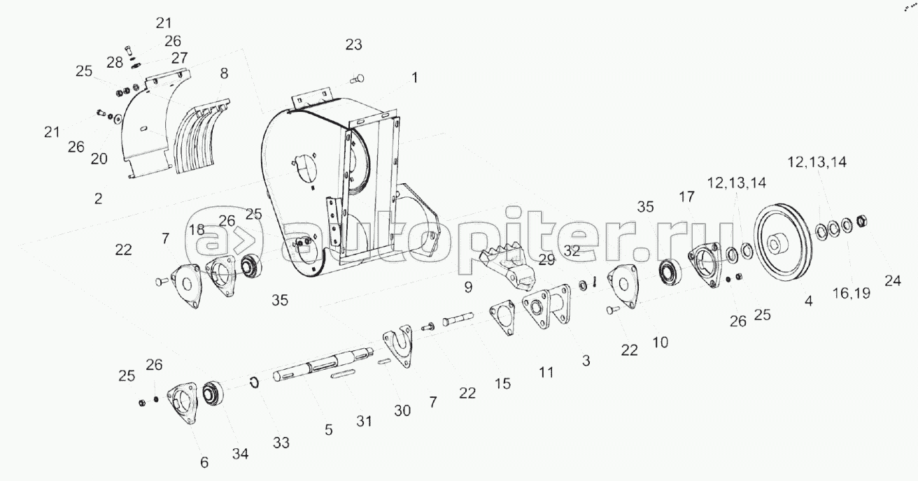 Устройство домолачивающее КЗК 0207000В-01