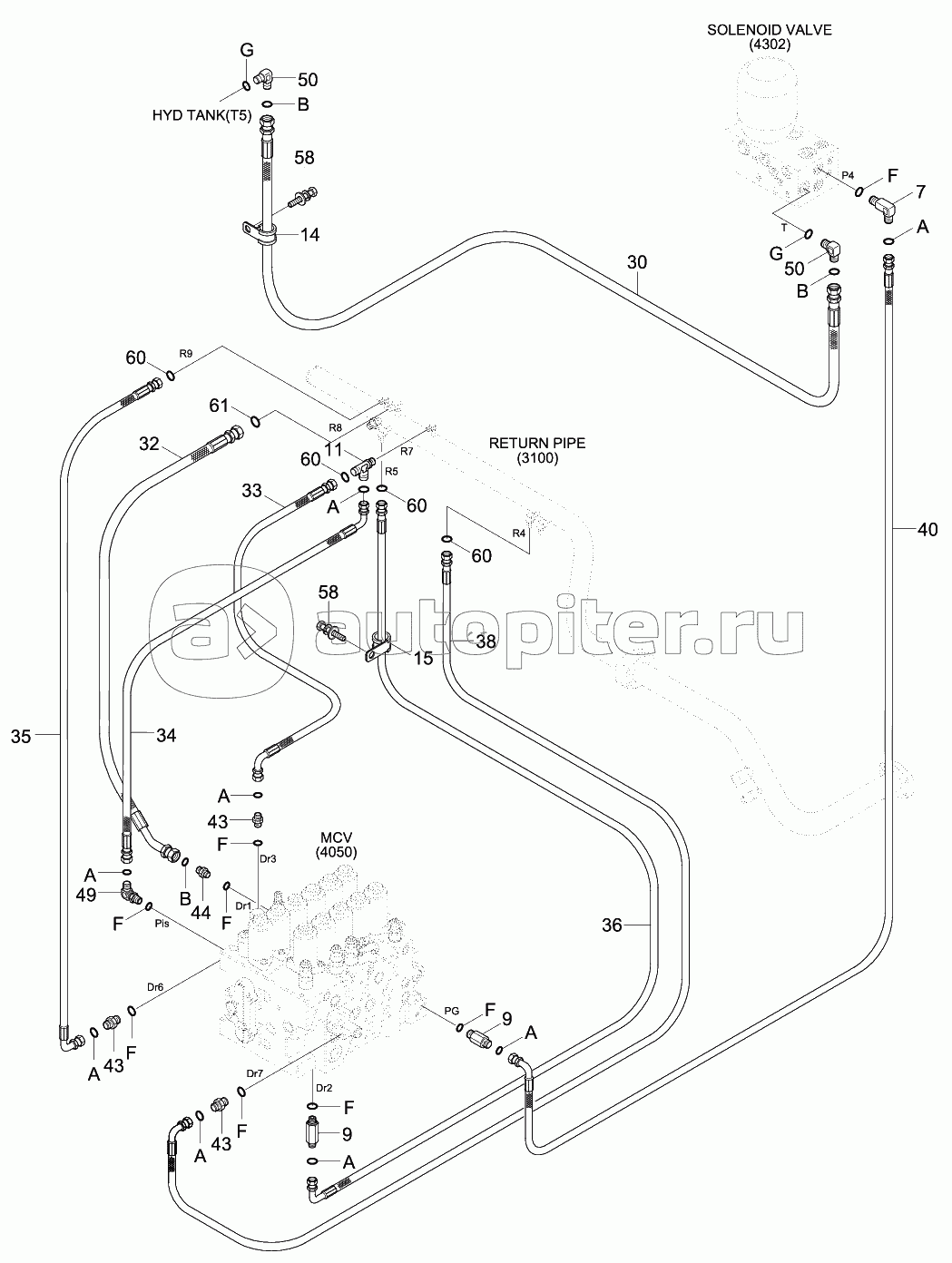PILOT HYD PIP (BASE3,CLUSTER TY2,MCV TY1)