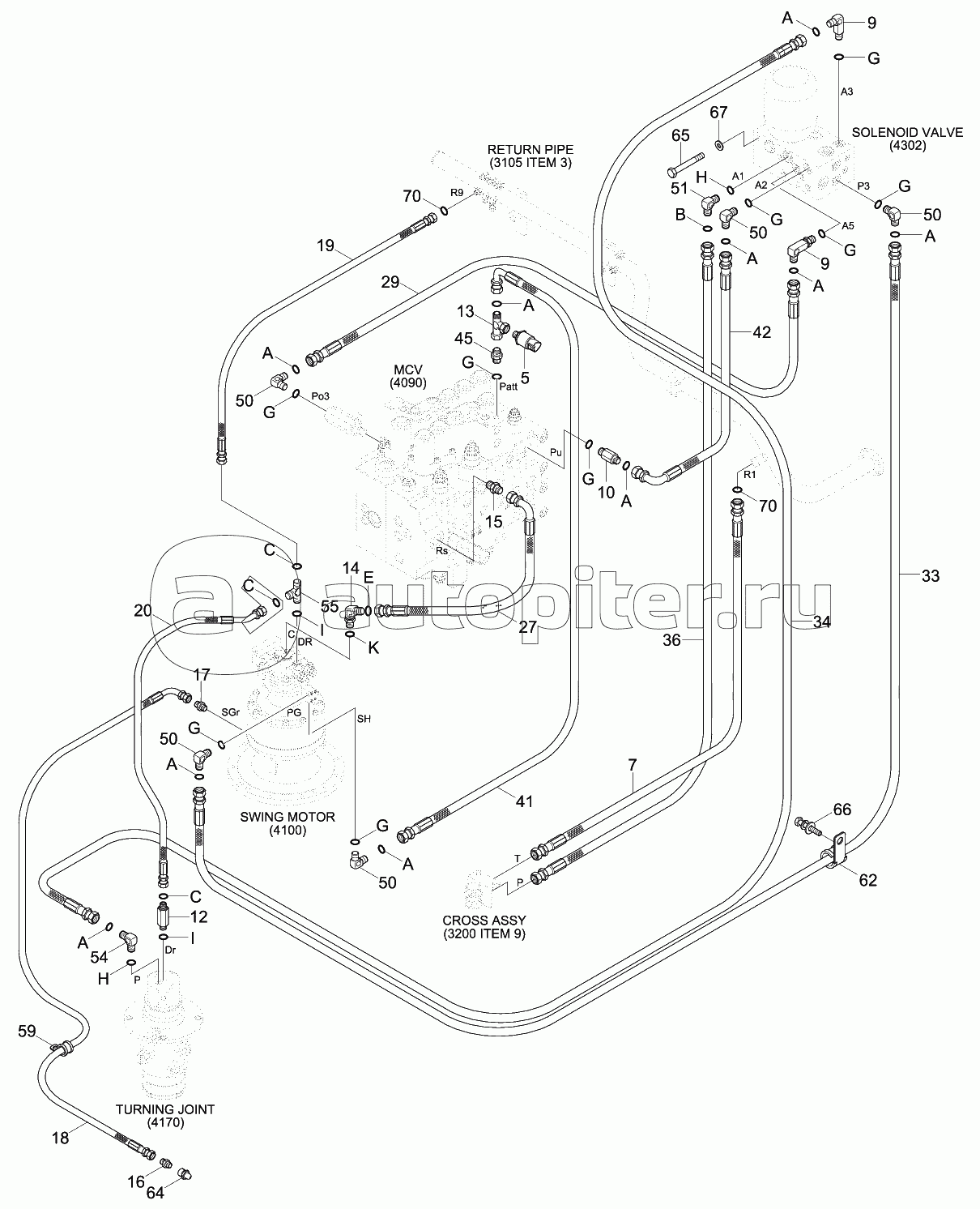 PILOT HYD PIP (BASE1,CLUSTER TY1,MCV TY2)