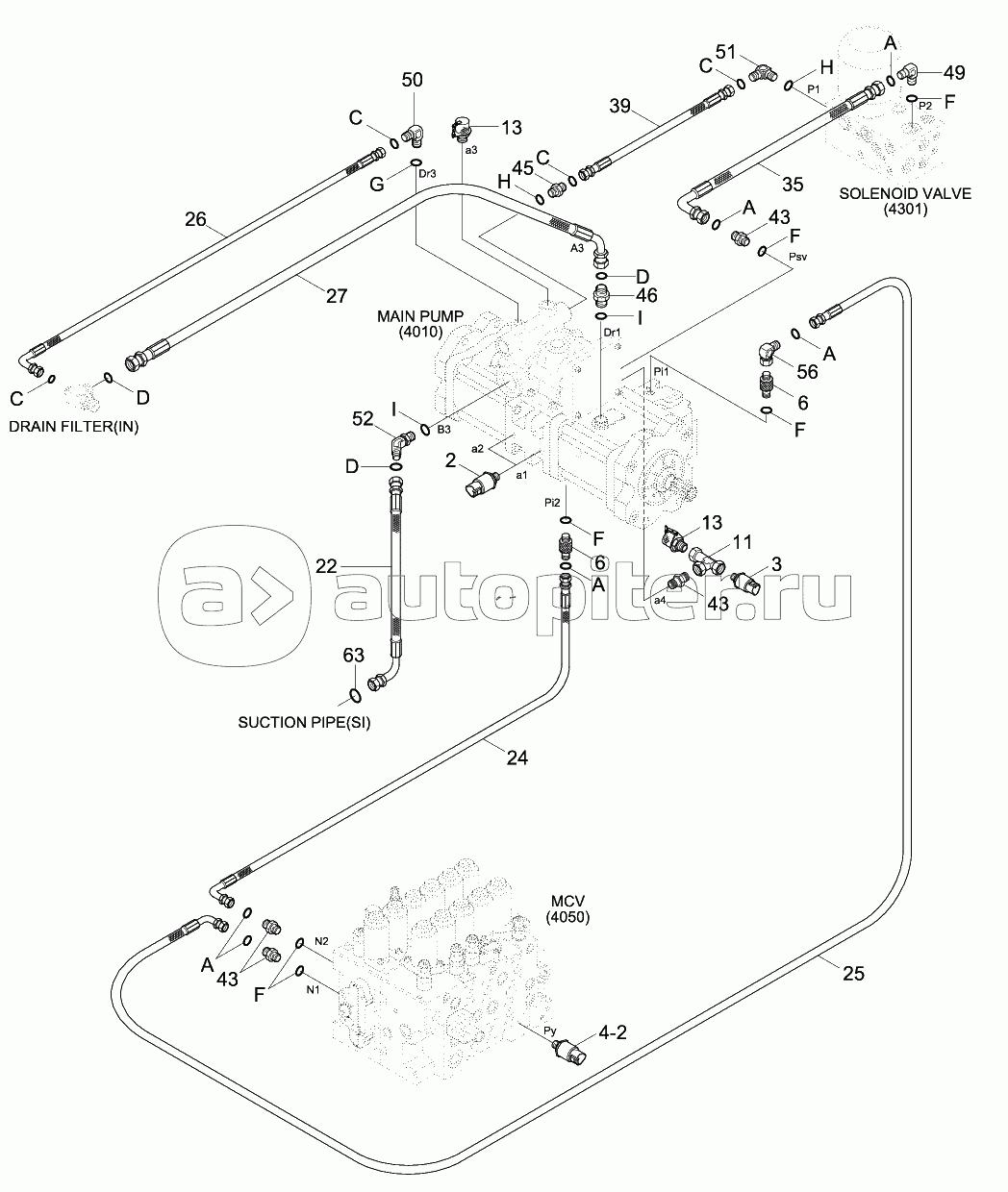 PILOT HYD PIP (BASE2,CLUSTER TY1,MCV TY1)