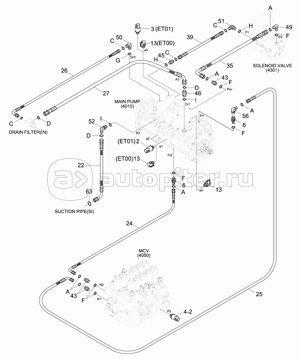 PILOT HYD PIP (BASE2,CLUSTER TY2,MCV TY1)