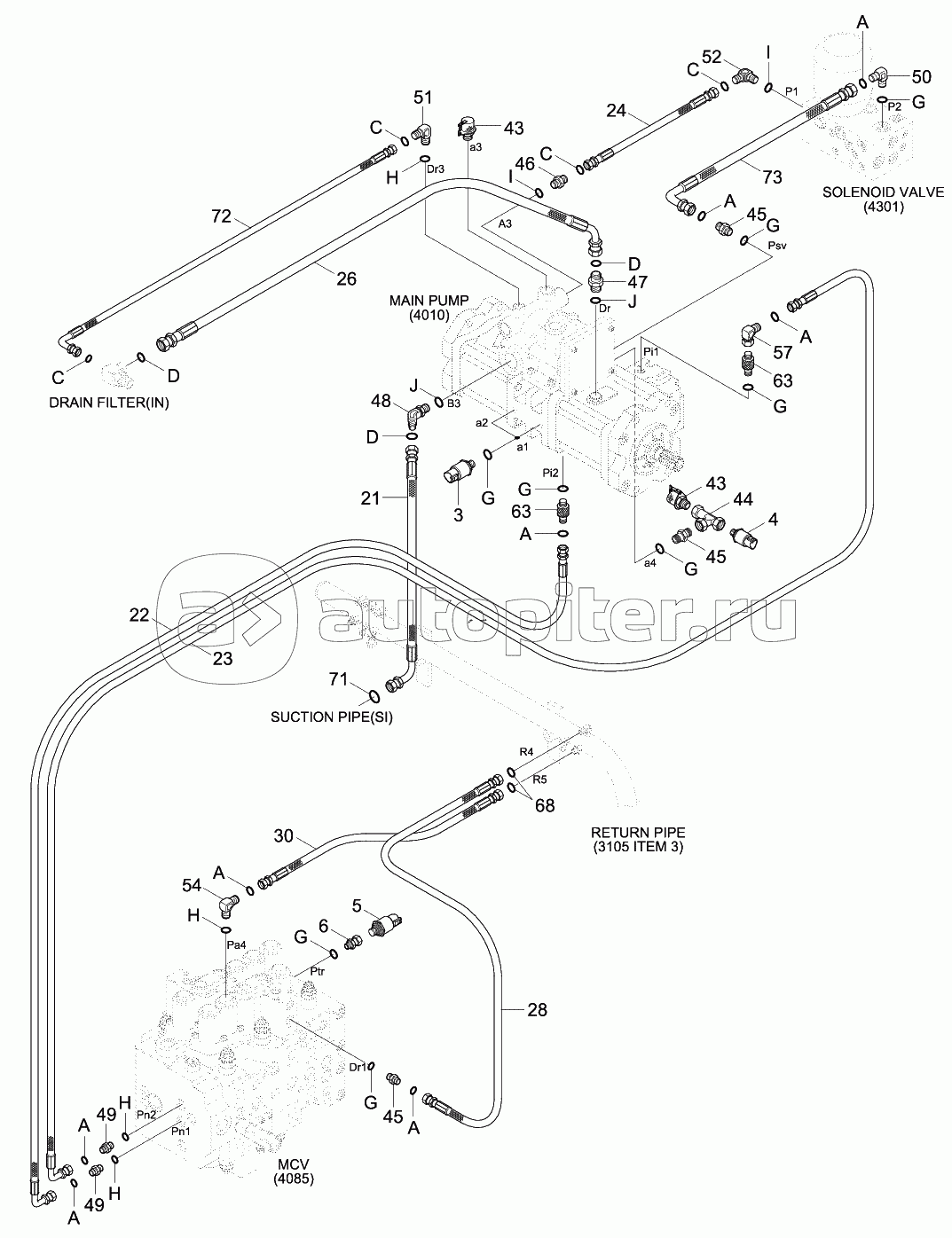 PILOT HYD PIP (BASE2,CLUSTER TY1,MCV TY2)