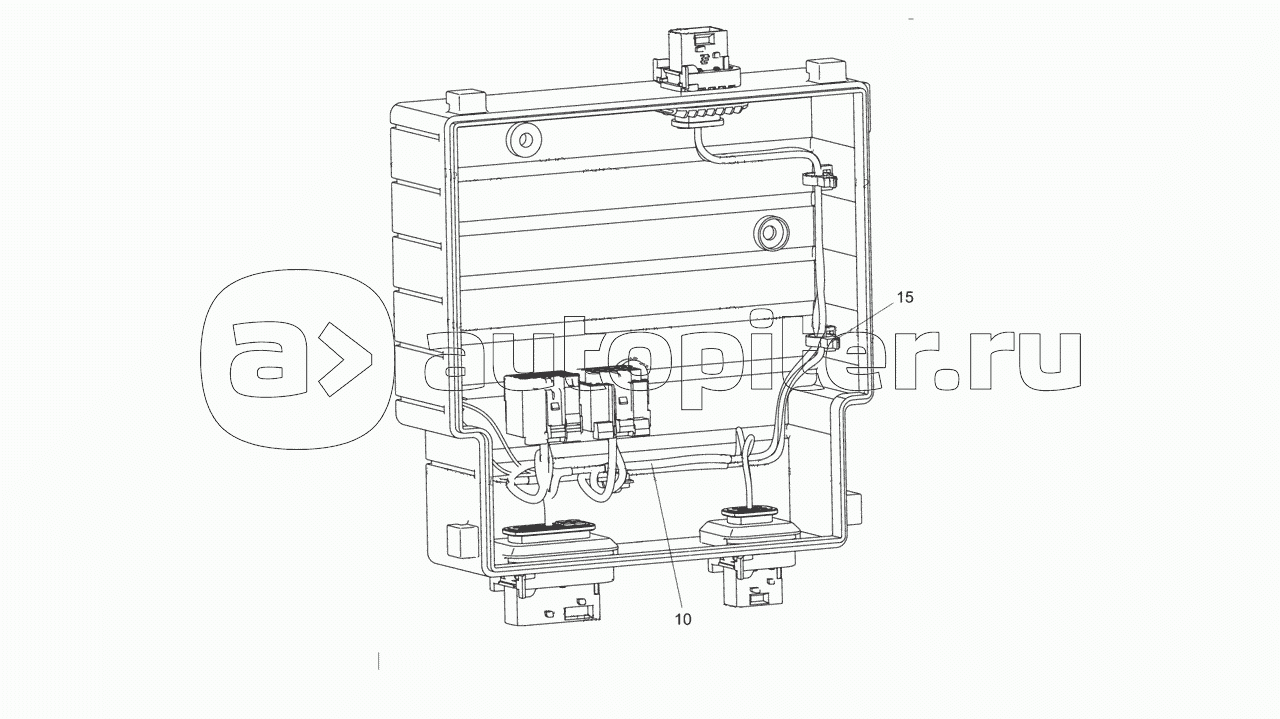 43253-4070221-20 Установка жгута АБС в кожухе