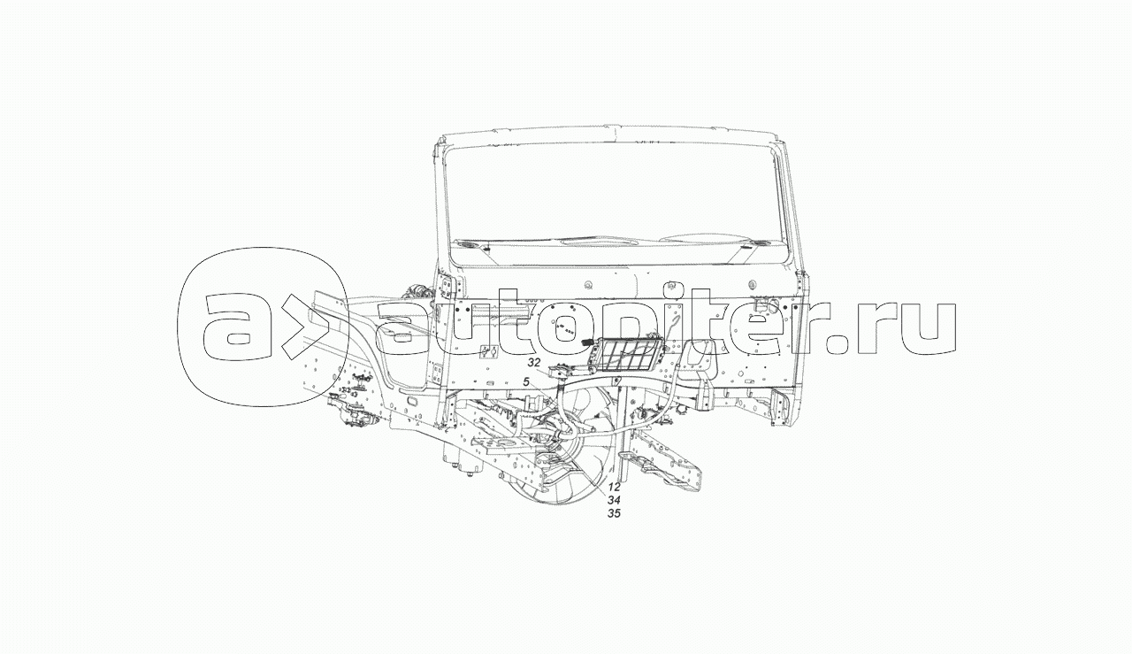 5308-8100007-10 Установка шлангов системы отопления
