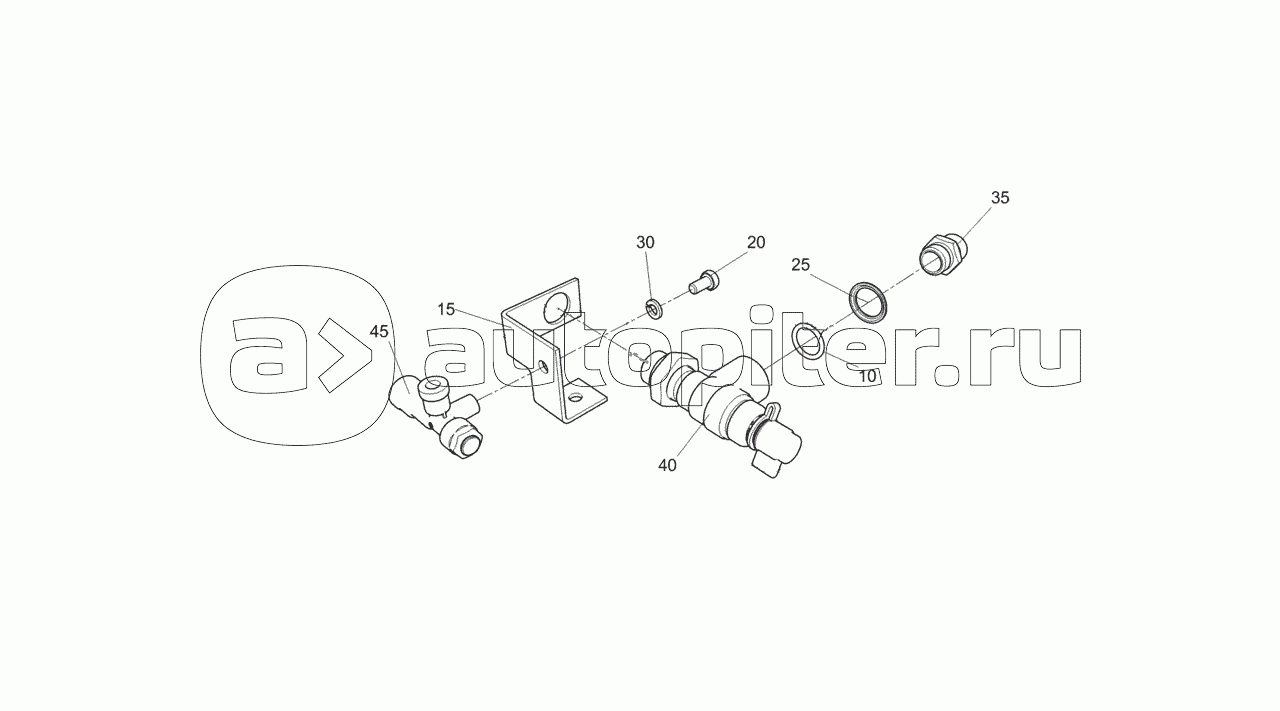5308-3531010-04 Блок клапана накачки шин