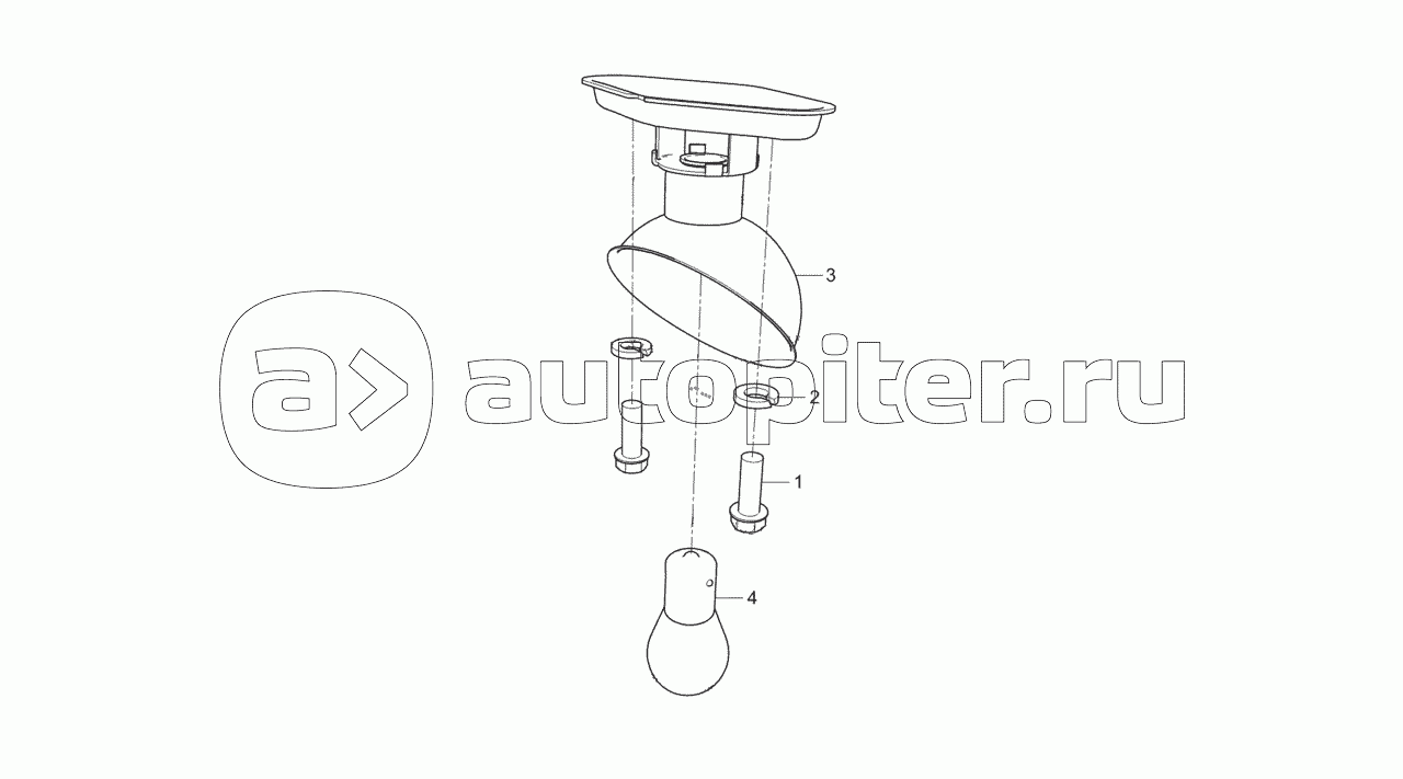 5320-3715001 Установка подкапотной лампы