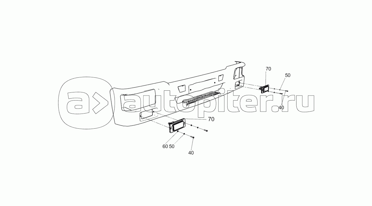 65117-3743001 Установка противотуманных фар
