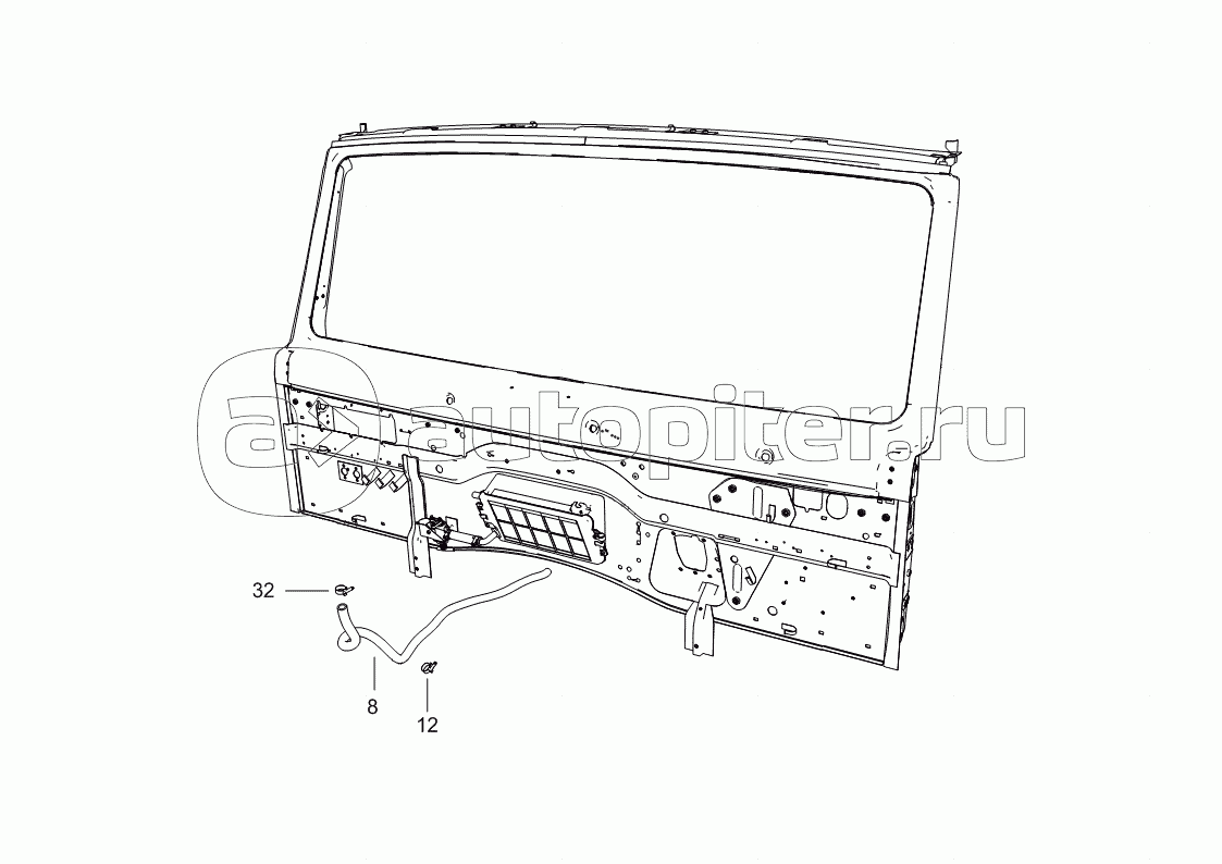 65115-8100007 Установка шлангов системы отопления
