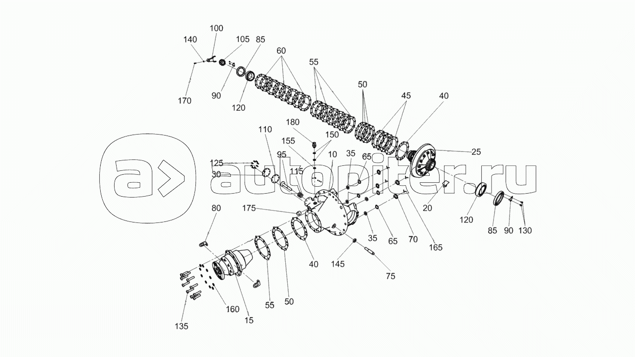 43081-2402009-30 Передача главная заднего моста