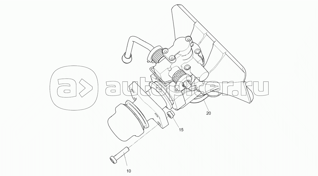 4308-2707001-02 Установка тягово-сцепного устройства.