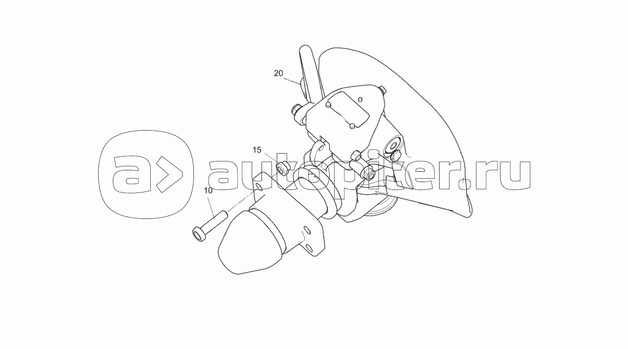 4308-2707001-03 Установка тягово-сцепного устройства.