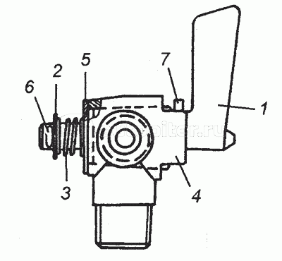 5410-1104160 Кран распределительный топливный в сборе