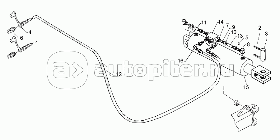 HY-front furrow adjustment HY V-AD-10 7-100