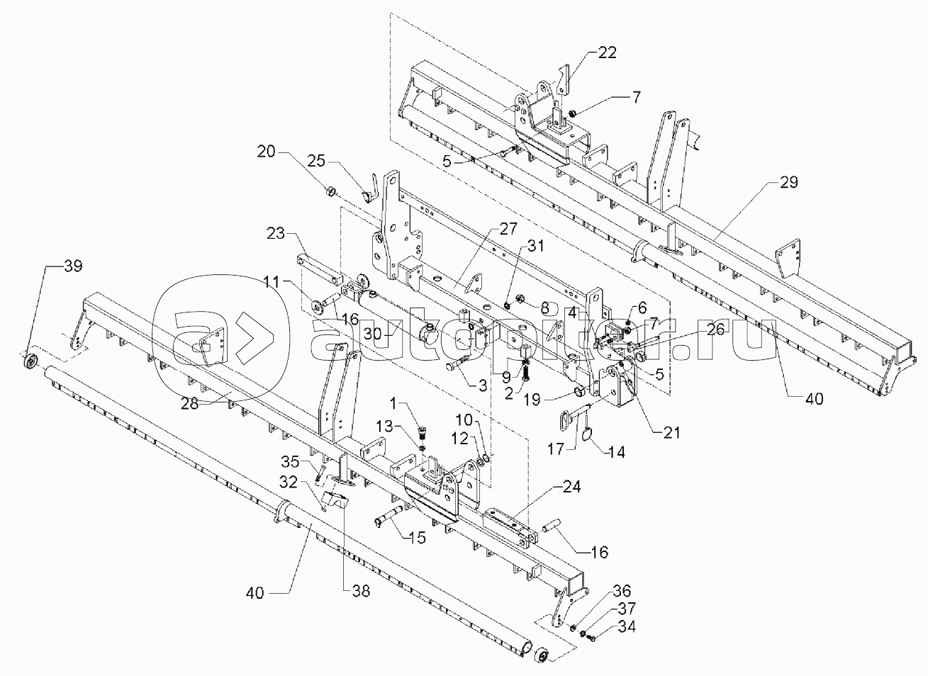 Coulter frame Solitair 9/400 K-ES 27R-150