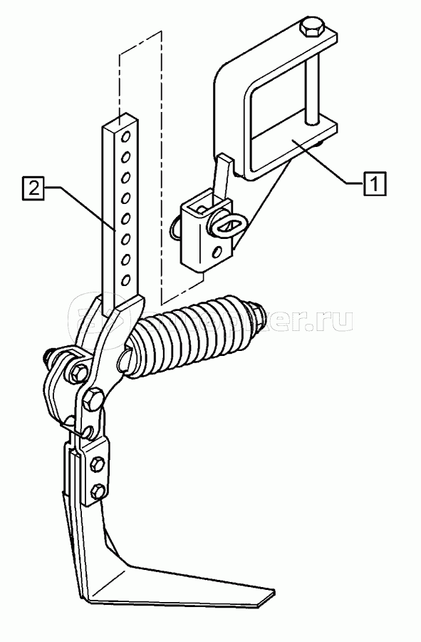 Track scraper with holder FSU-VS33-120x120