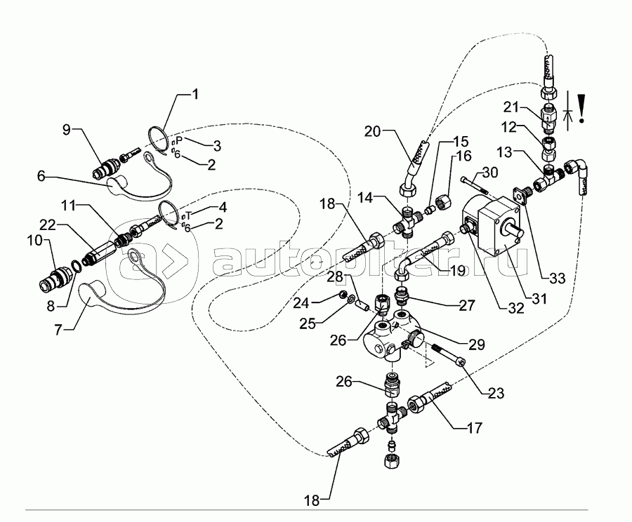 Hydraulic assembly fan Solitair 8+9 m.SRV