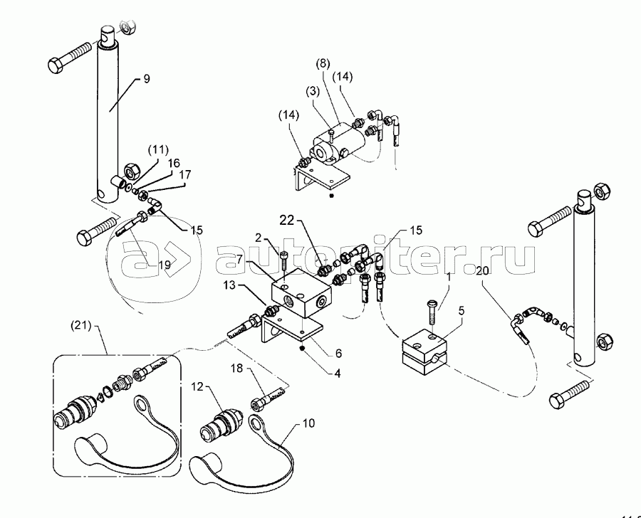HY-assembly track marker Zirkon 400/450, 400K/450K