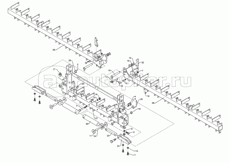 Coulter frame Solitair 9/600 K-DS 35R-175