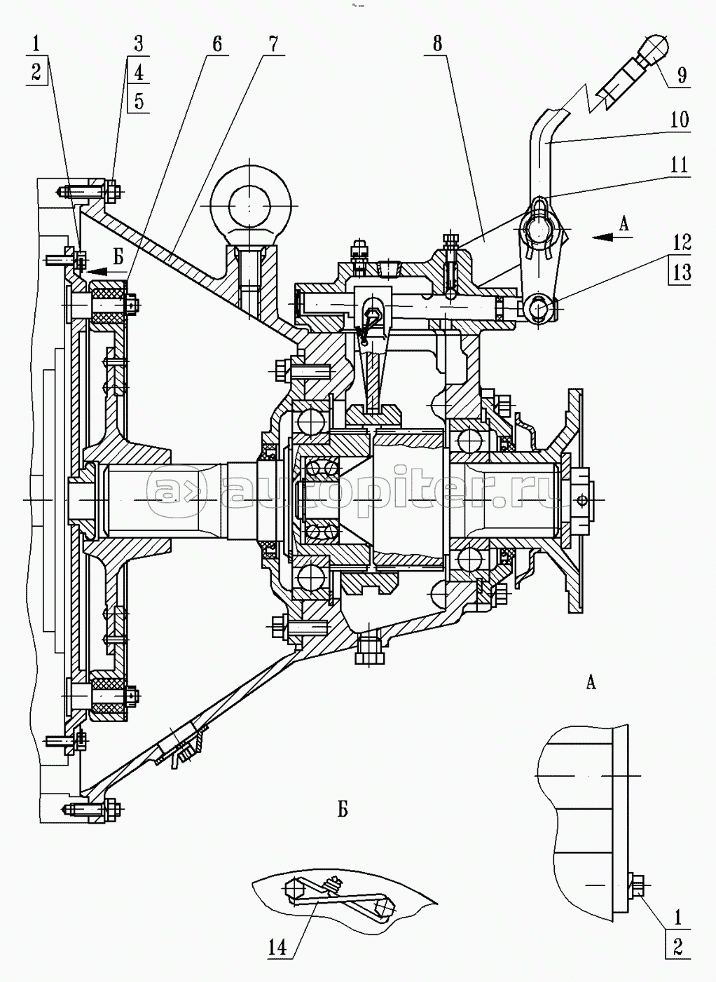 Установка механизма отключения трансмиссии