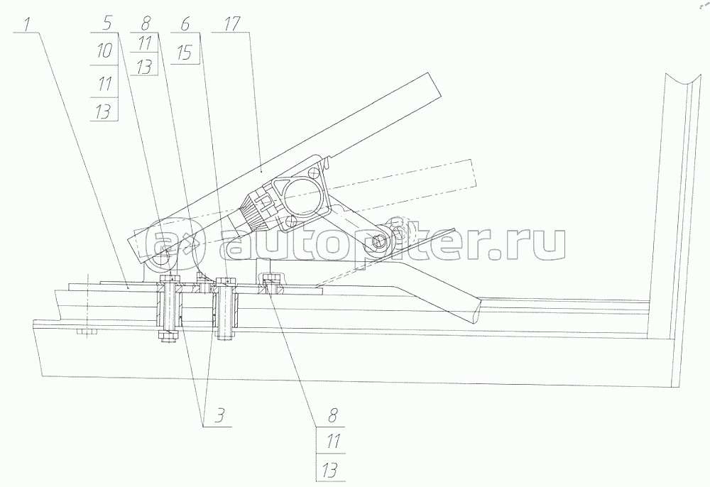 Управление подачей топлива 952.4К-1108000