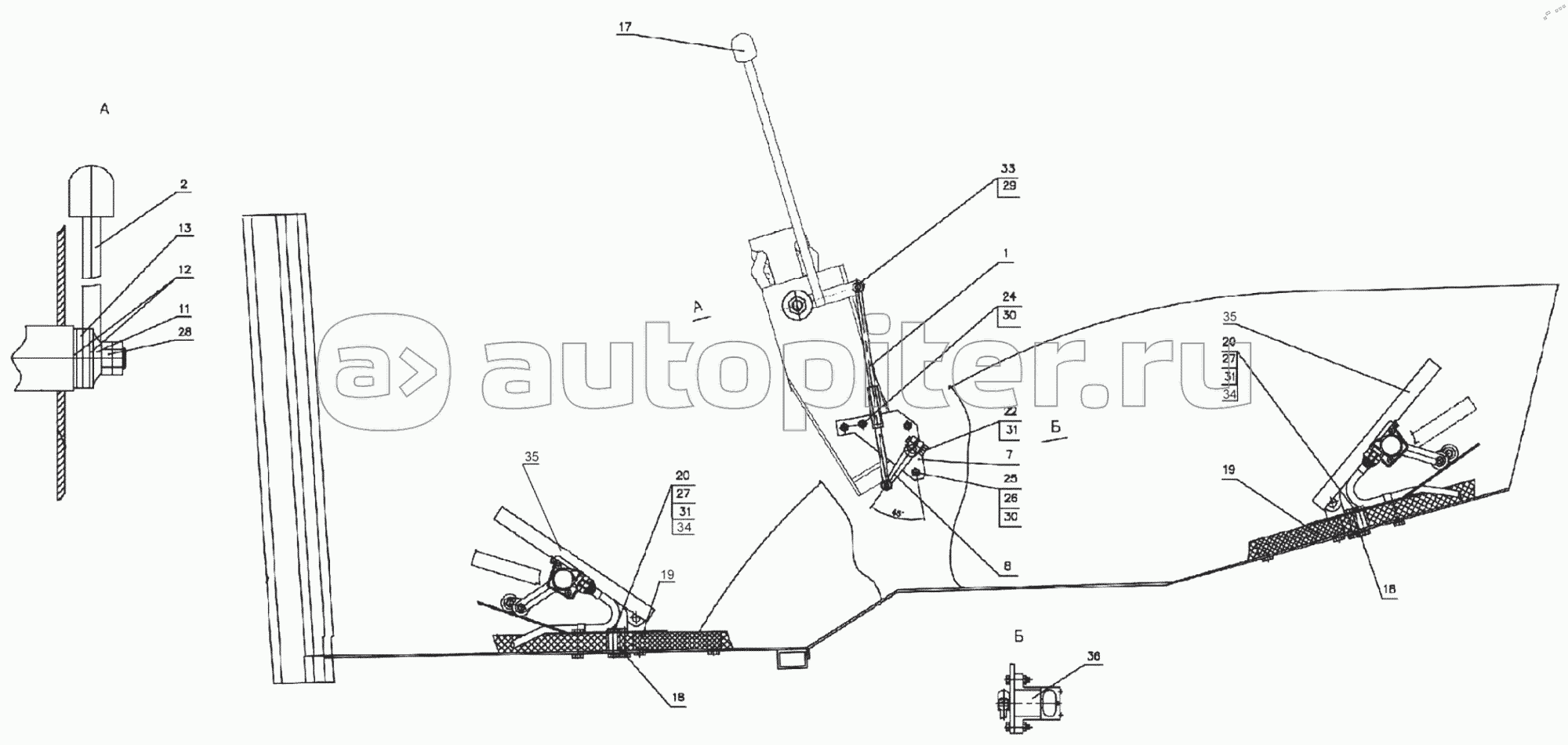 Управление подачей топлива 3022-1108000-Б-04
