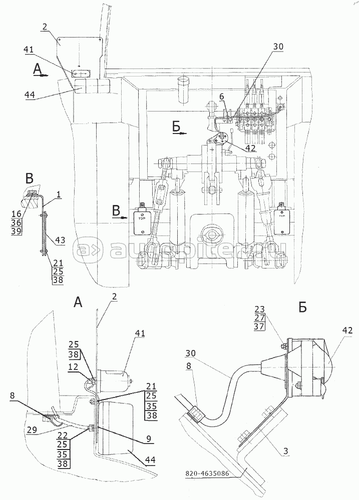 Установка фонарей задних 1222-3700060-02