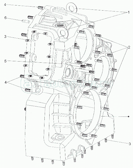 Картер раздаточной коробки 7930-1802010-10