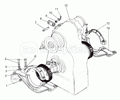 Установка раздаточной коробки 8006-1800008