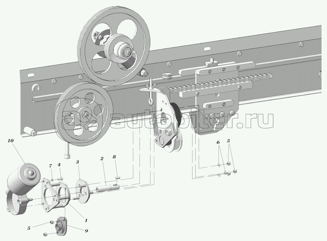 МЕХАНИЗМ НИТЕУВЯЗЫВАЮЩИЙ С ЭЛЕКТРОПРИВОДОМ