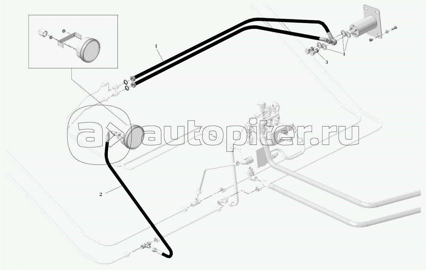 ГИДРАВЛИЧЕСКАЯ СИСТЕМА СЕТЕУВЯЗЫВАЮЩЕГО УСТРОЙСТВА