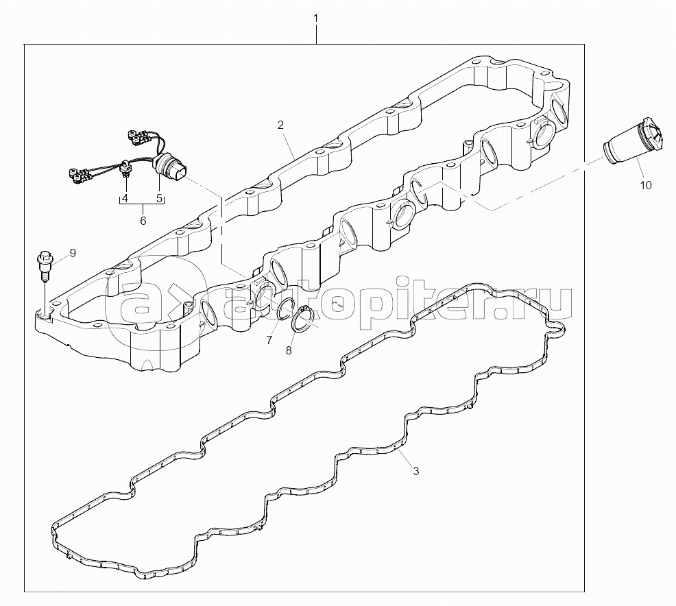 HBH03158 Cylinder Head Cover Base (From Engine Number U001907P) Plate E