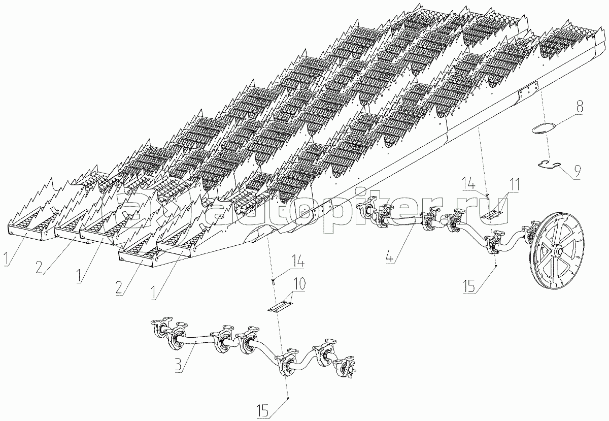 Соломотряс (152.30.05.350), Иллюстрация действительна для техники, произведенной с 20170601